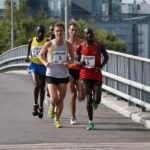 4 coureurs d'un marathon